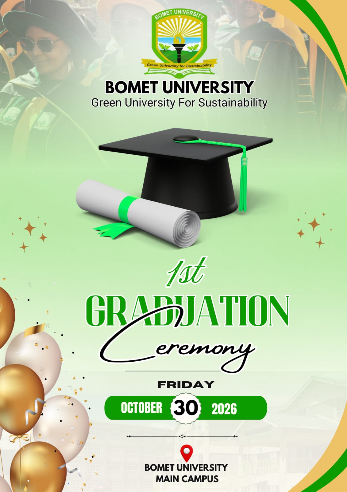 Bomet University Banner